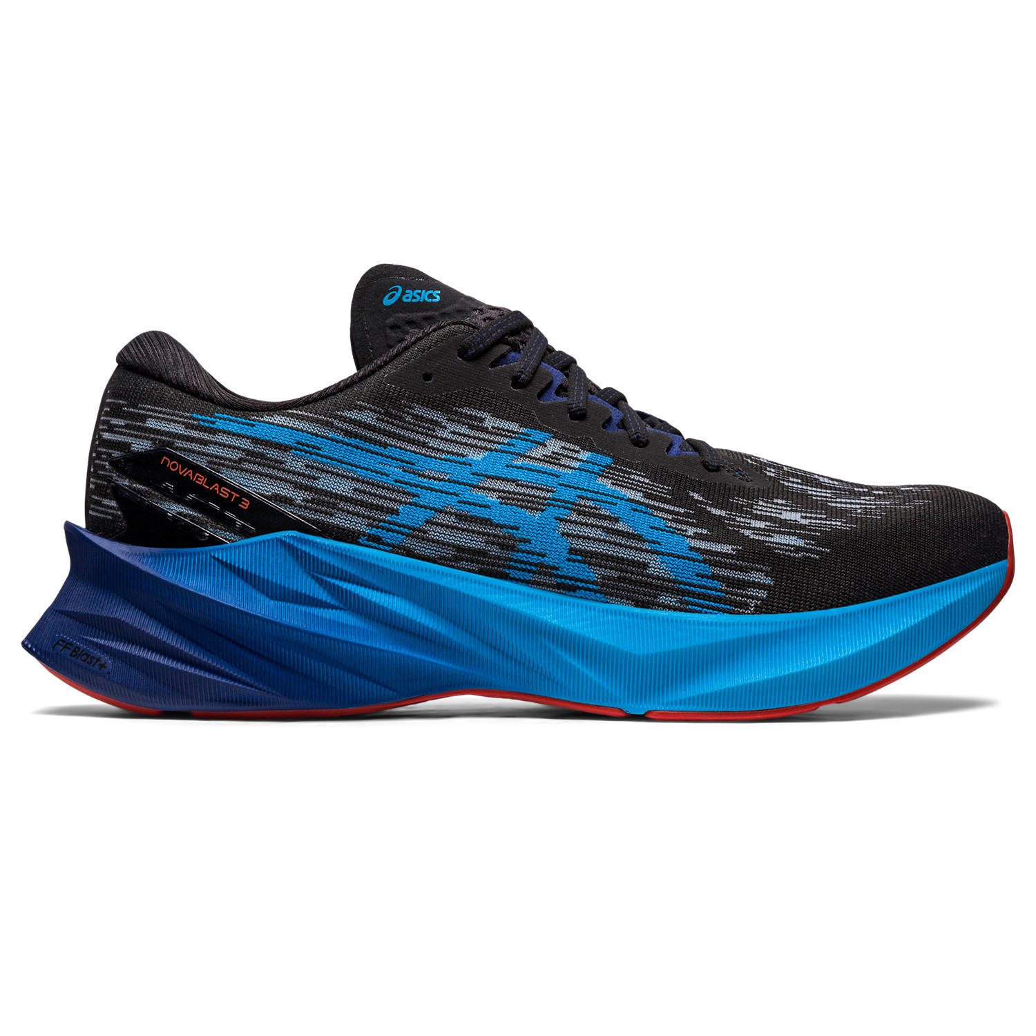 Zapatillas ASICS Novablast 3 - Masculino - Negro