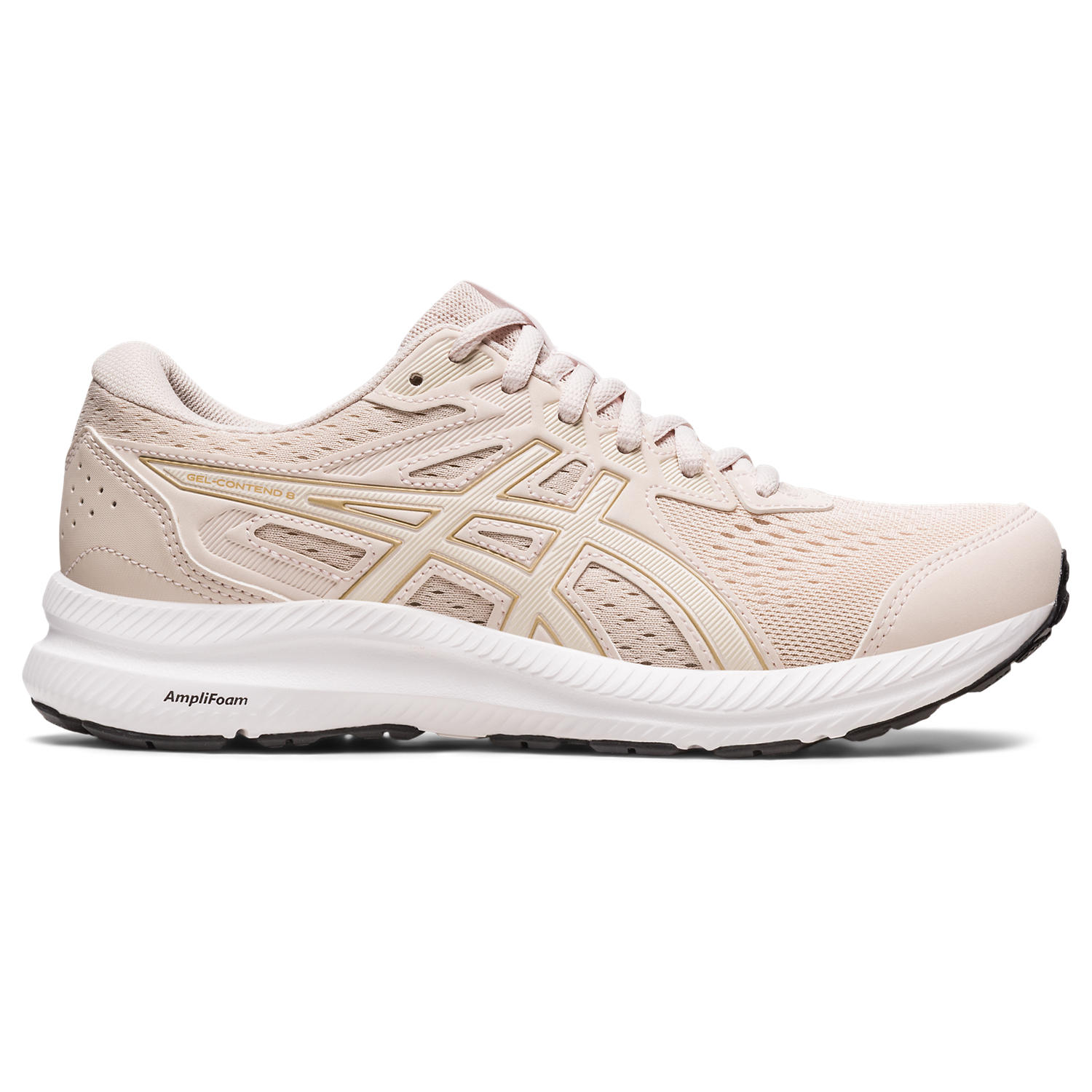 Asics Zapatillas ASICS GEL Contend 8 Femenino Beige Ofertitas