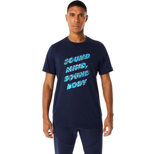 Polera-ASICS-Graphic-Tee---Masculino---Azul