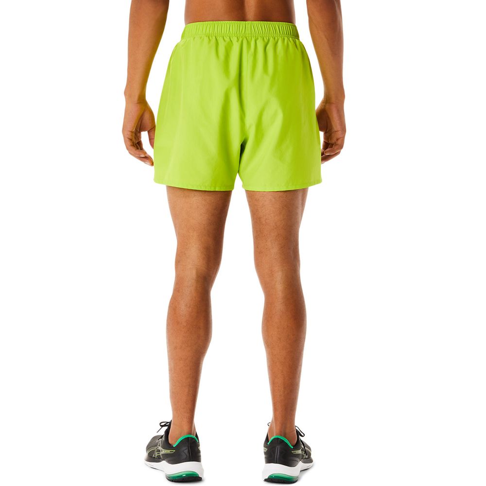 asics silver 5in short