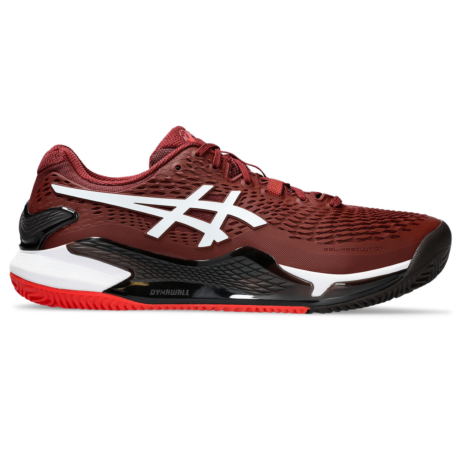 Asics - Zapatillas ASICS GEL-Resolution 9 Clay - Masculino - Rojo ...