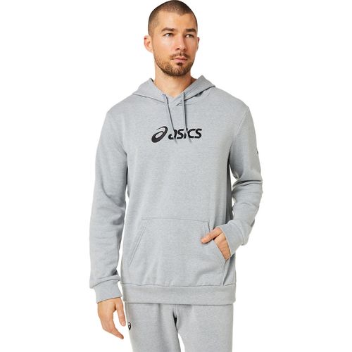 Ropa-ASICS-Pullover-Hoodie---Masculino---Gris