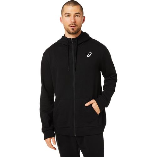 Ropa-ASICS-Full-Zip-Hoodie---Masculino---Negro