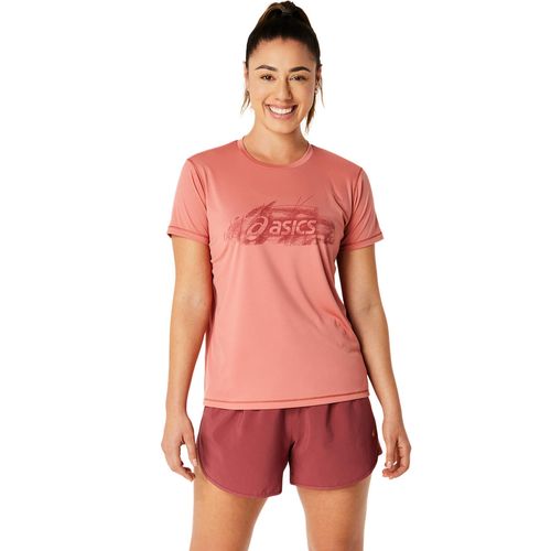 Ropa-ASICS-Nagino-Graphic-Run-SS-Top---Femenino---Rosado