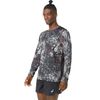 Ropa-ASICS-All-Over-Print--LS-Top---Masculino---Negro