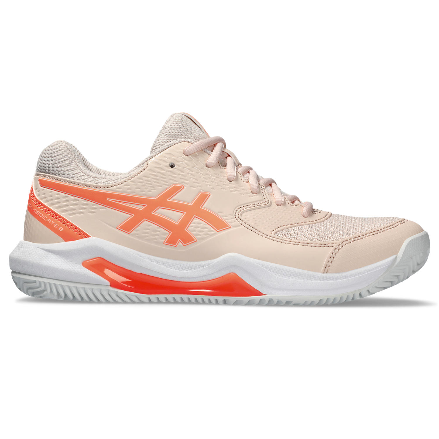 Zapatillas ASICS GEL-Dedicate 8 Clay - Femenino - Rosado