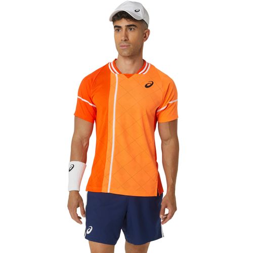 Polera-ASICS-Match-Actibreeze-SS-Top---Masculino---Naranjo