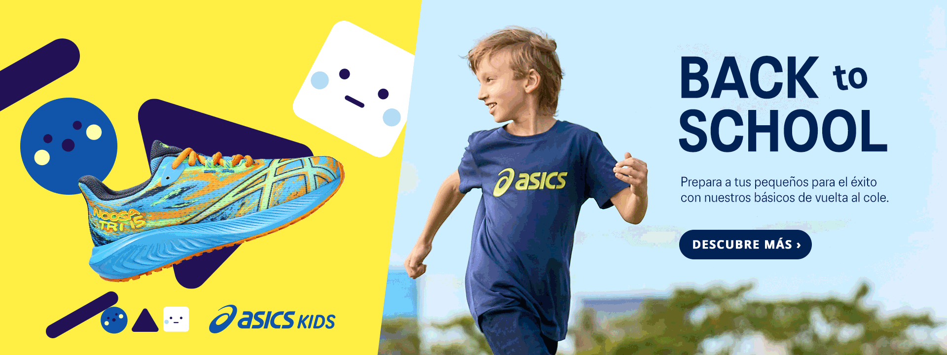 Asics top azules exitos