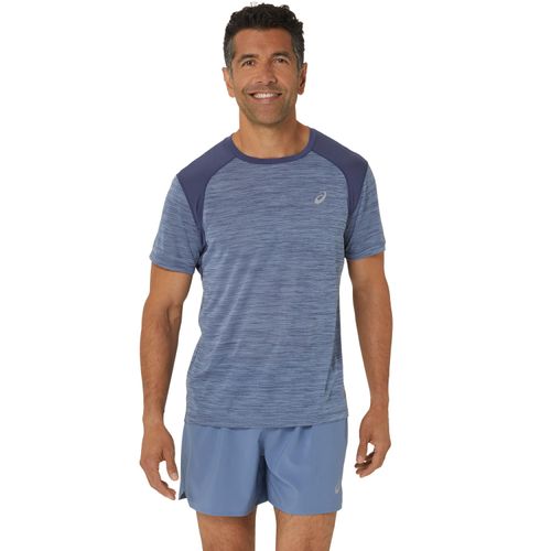 Polera-ASICS-Road-SS-Top---Masculino---Azul