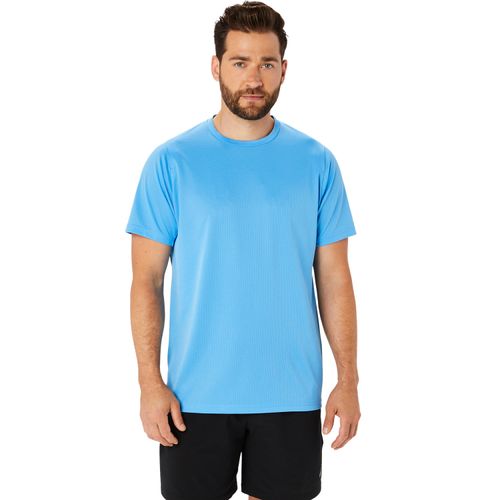 Polera-ASICS-Actibreeze-Panel-Jacquard-SS-Top---Masculino---Celeste