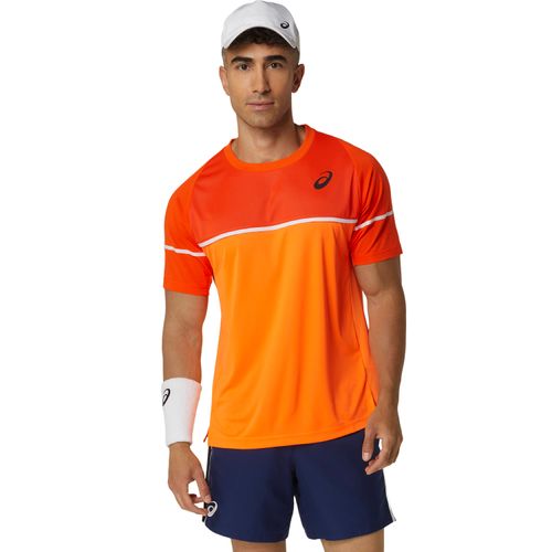 Polera-ASICS-Game-SS-Top---Masculino---Naranjo