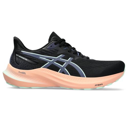 Zapatillas-ASICS-GT-2000-12---Femenino----Negro