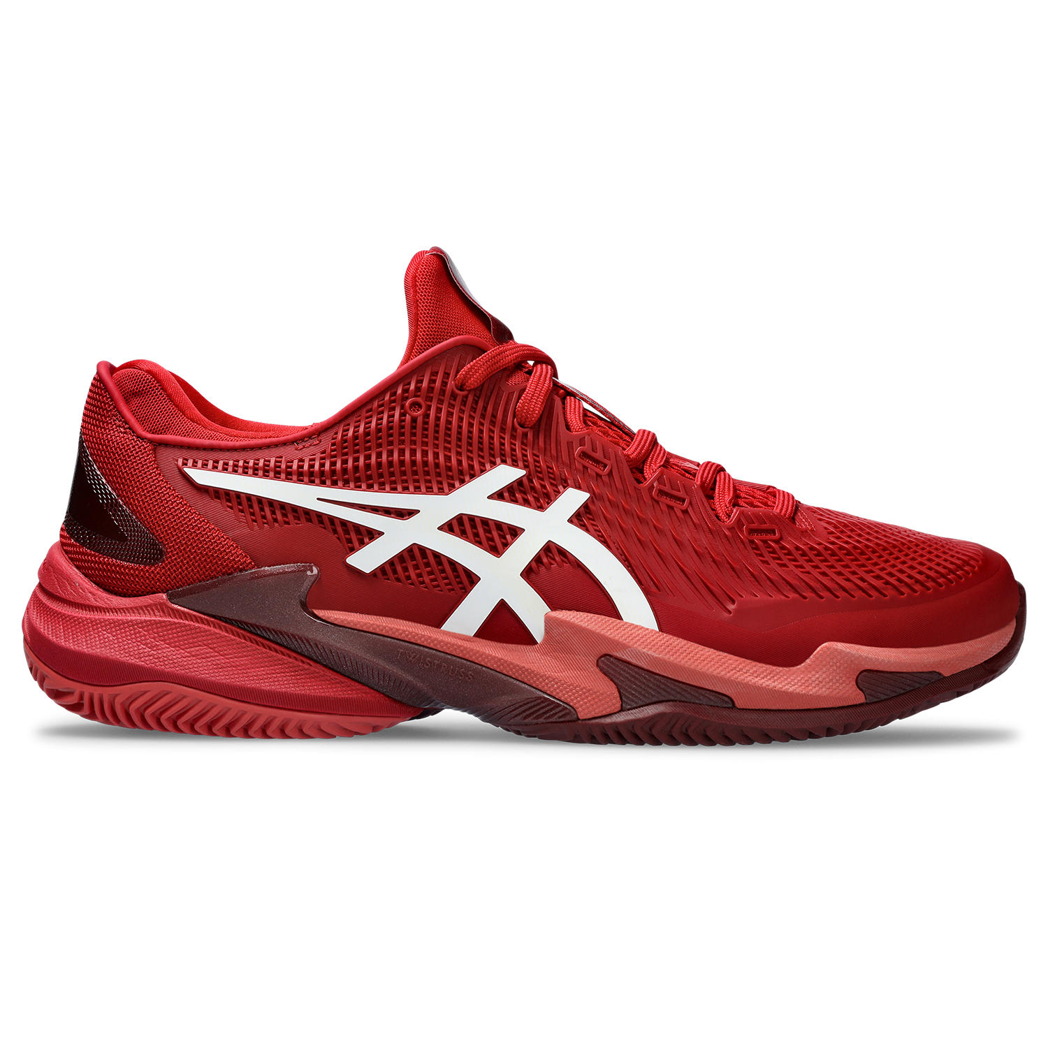 Asics - Zapatillas ASICS Court FF 3 Novak Clay - Masculino - Rojo