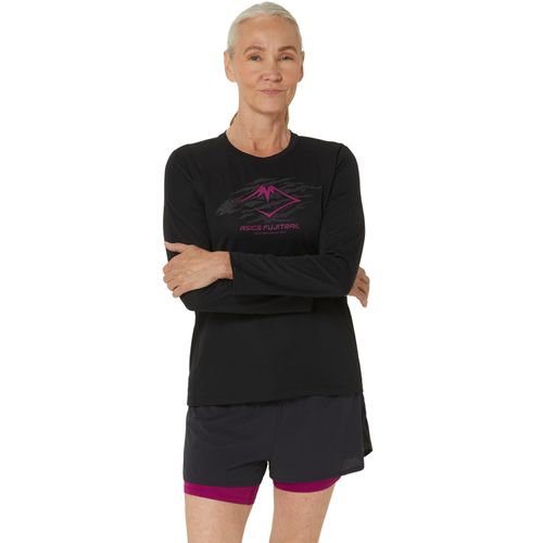 Polera-ASICS-Fujitrail-Logo-SS-Top---Femenino---Negro