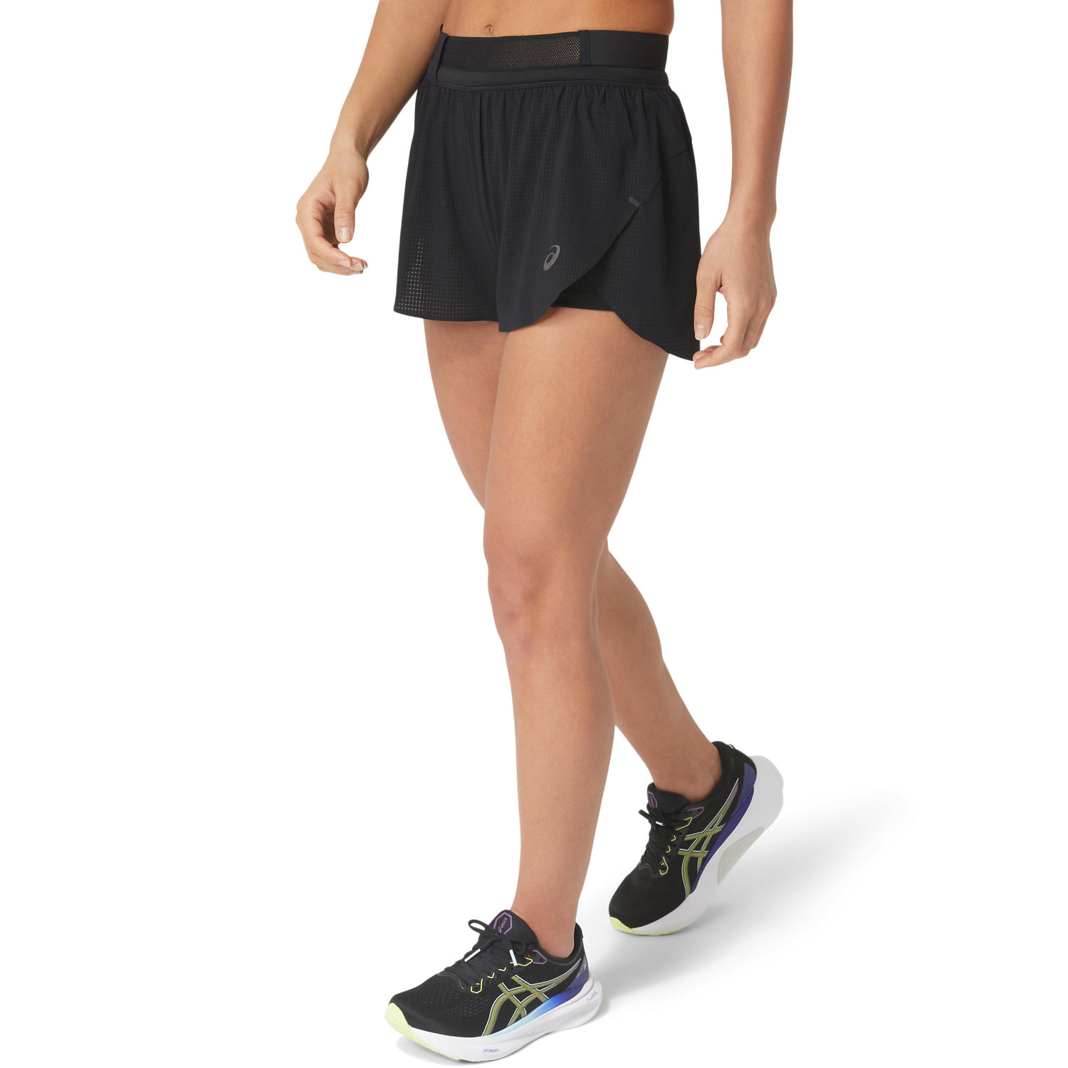 Imagen 2 del producto Short ASICS Metarun Split Short - Femenino - Negro