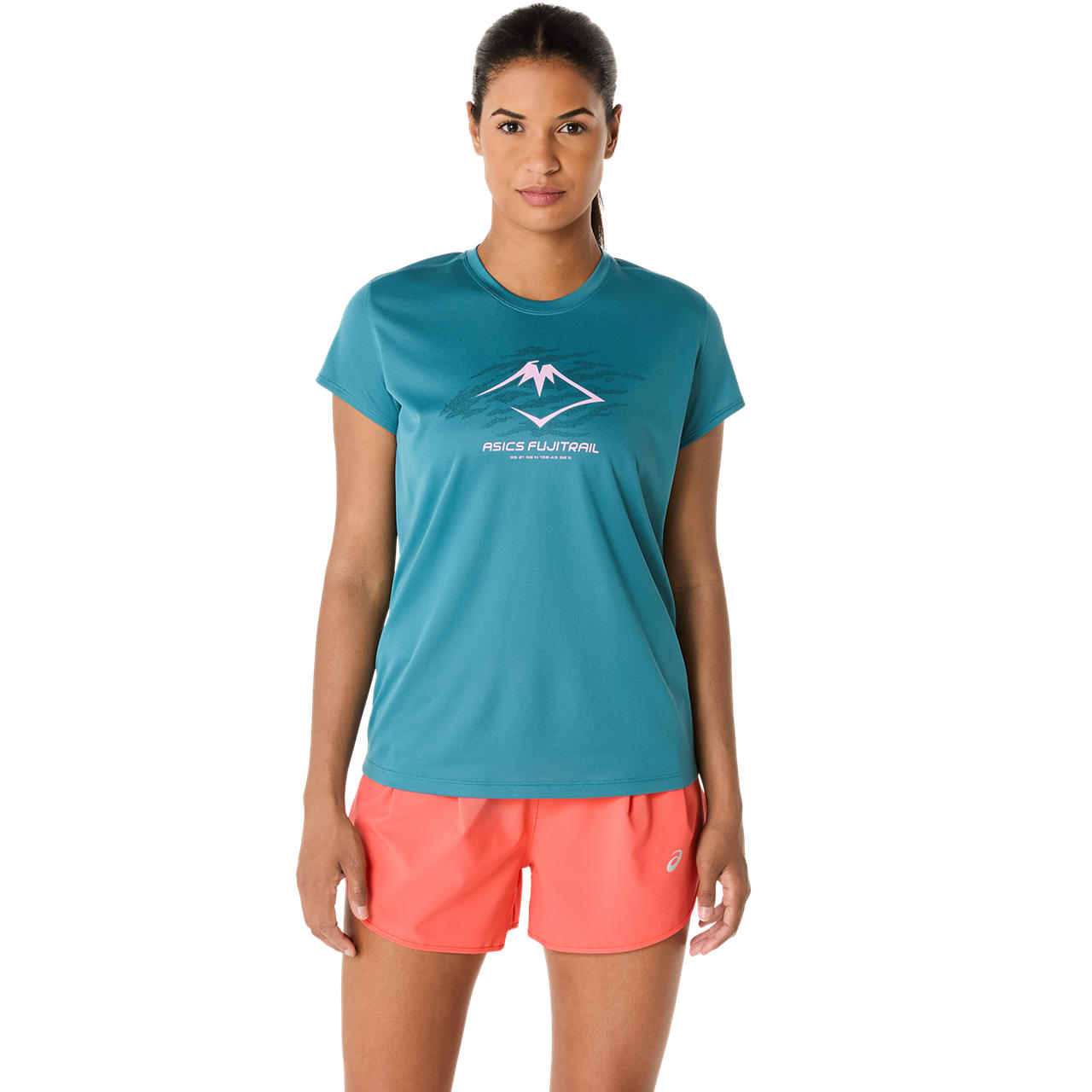 Imagen 1 del producto Polera ASICS Fujitrail Logo SS Top Manga Larga - Femenino - Celeste