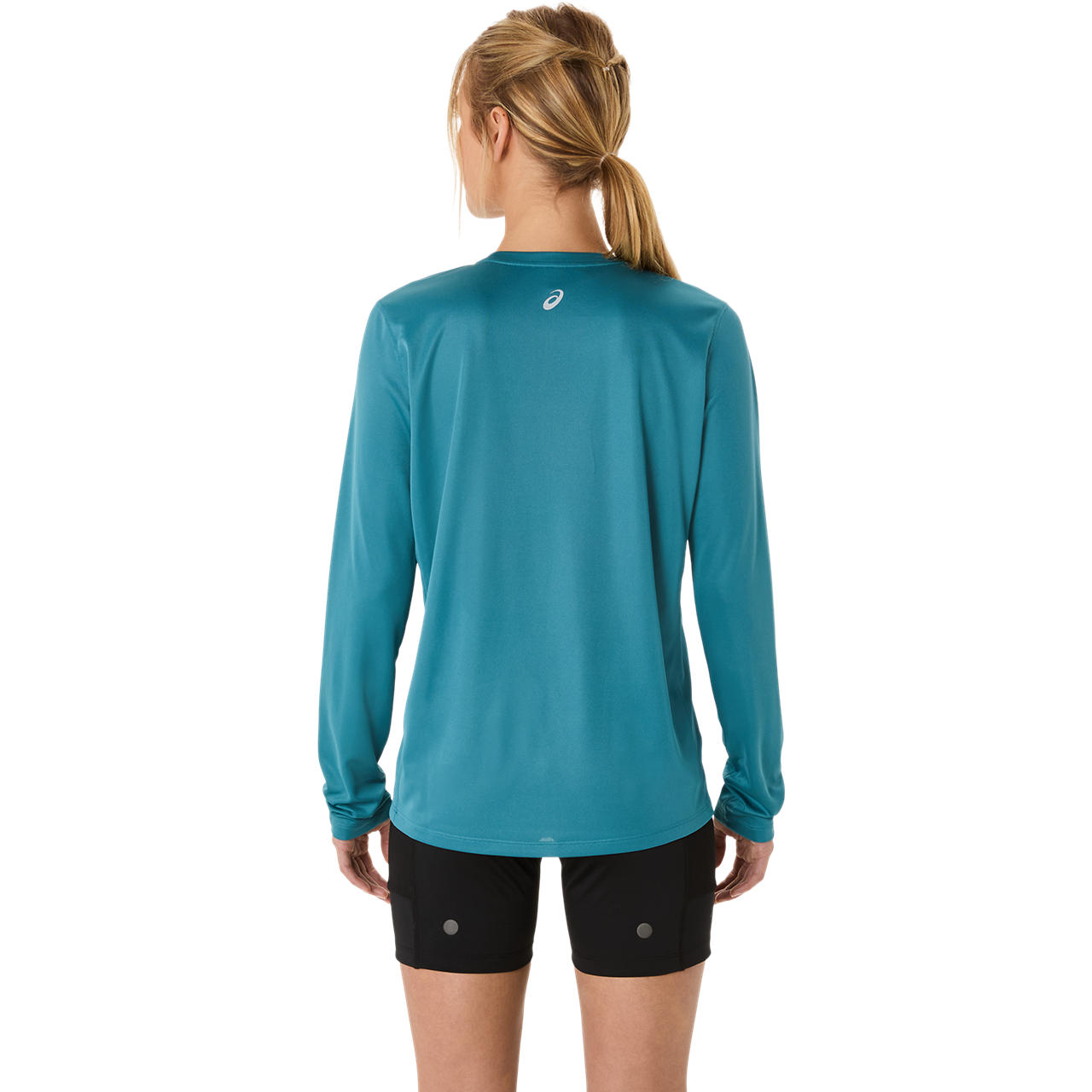 Imagen 2 del producto Polera ASICS Fujitrail Logo LS Top Manga Larga - Femenino - Celeste