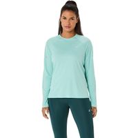 Polera ASICS Road Lite-Show LS Top Manga Larga - Femenino - Celeste