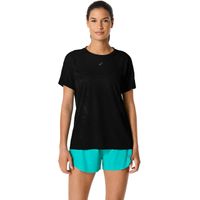 Polera ASICS Metarun SS Top Manga Corta - Femenino - Negro