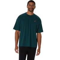 Polera ASICS Asics Spiral Relaxed Fit Embroidery Tee Manga Corta - Masculino - Verde