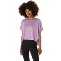 Polera ASICS Flex Stretch Short Sleeve Top Manga Corta - Femenino - Morado