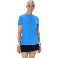 Polera ASICS Court SS Top Manga Corta - Femenino - Celeste