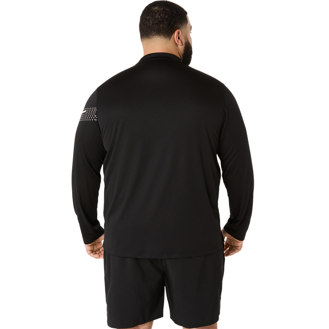 Imagen 2 del producto Polera ASICS Asics Icon LS 1/2 Zip Manga Larga - Masculino - Negro