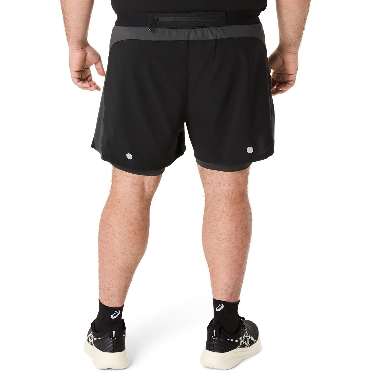 Imagen 2 del producto Short ASICS Road 2N1 5in Short - Masculino - Negro
