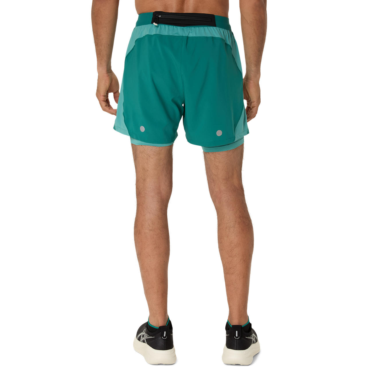 Imagen 2 del producto Short ASICS Road 2N1 5in Short - Masculino - Verde