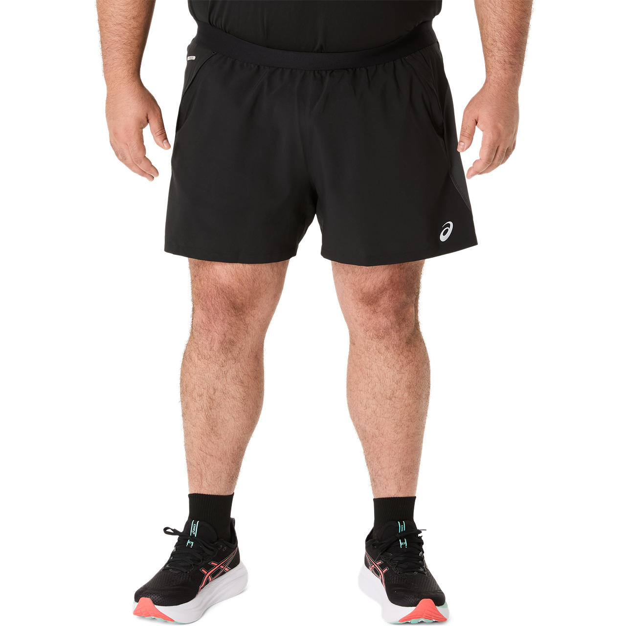 Short ASICS Road 5In Short - Masculino - Negro