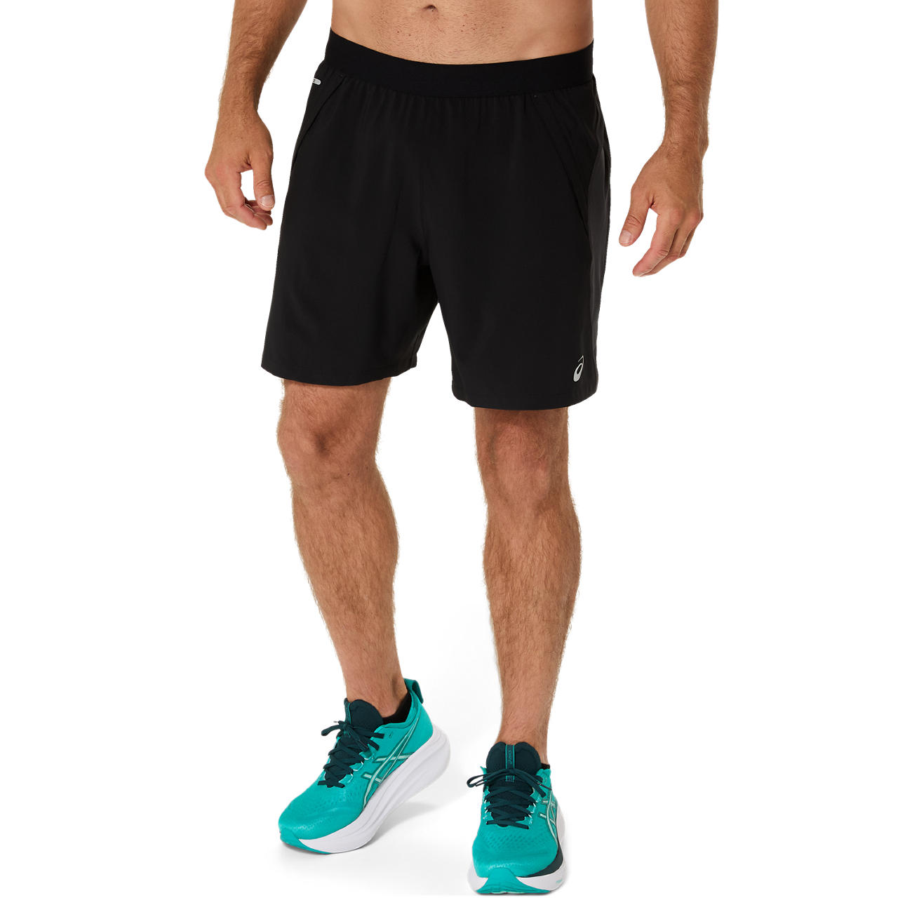 Short ASICS Road 7In Short - Masculino - Negro