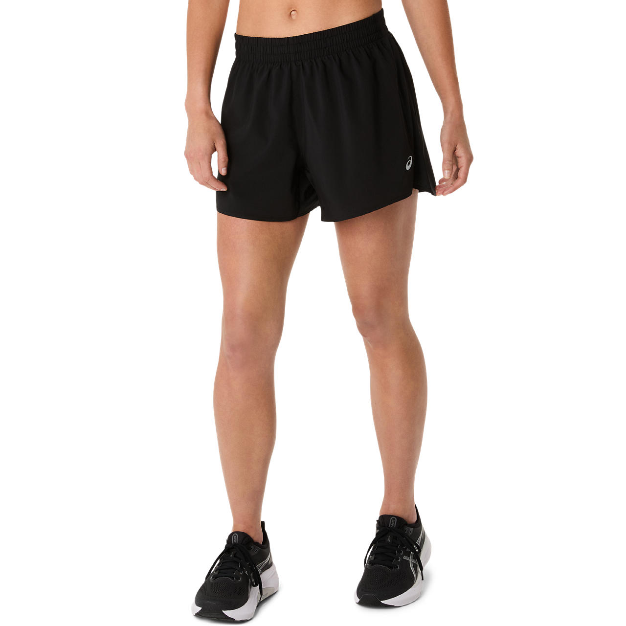 Short ASICS Silver 4In Short - Femenino - Negro