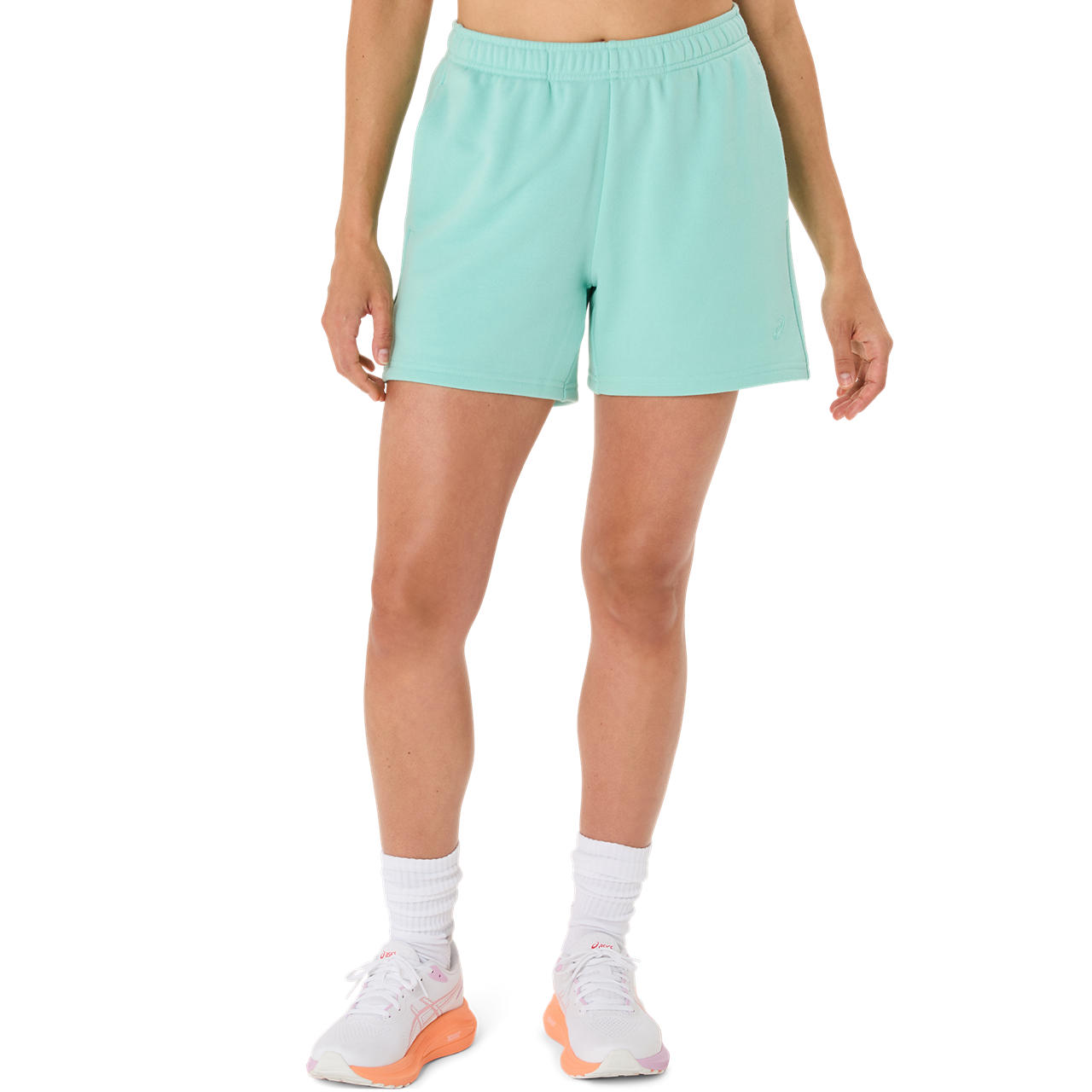 Imagen 1 del producto Short ASICS French Terry 5in Short - Femenino - Celeste