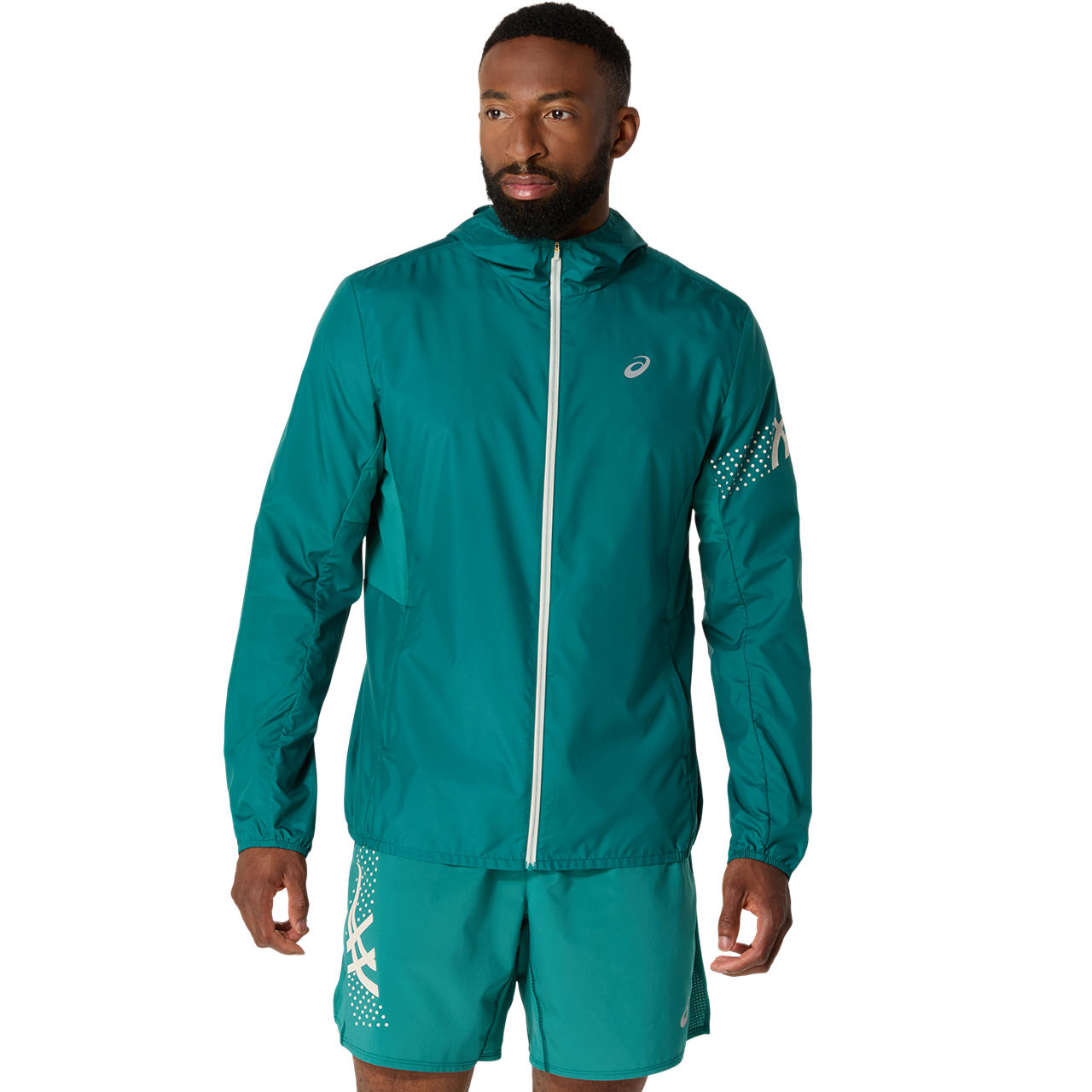 Asics - Chaqueta ASICS Asics Icon Jacket - Masculino - Verde | Ofertitas