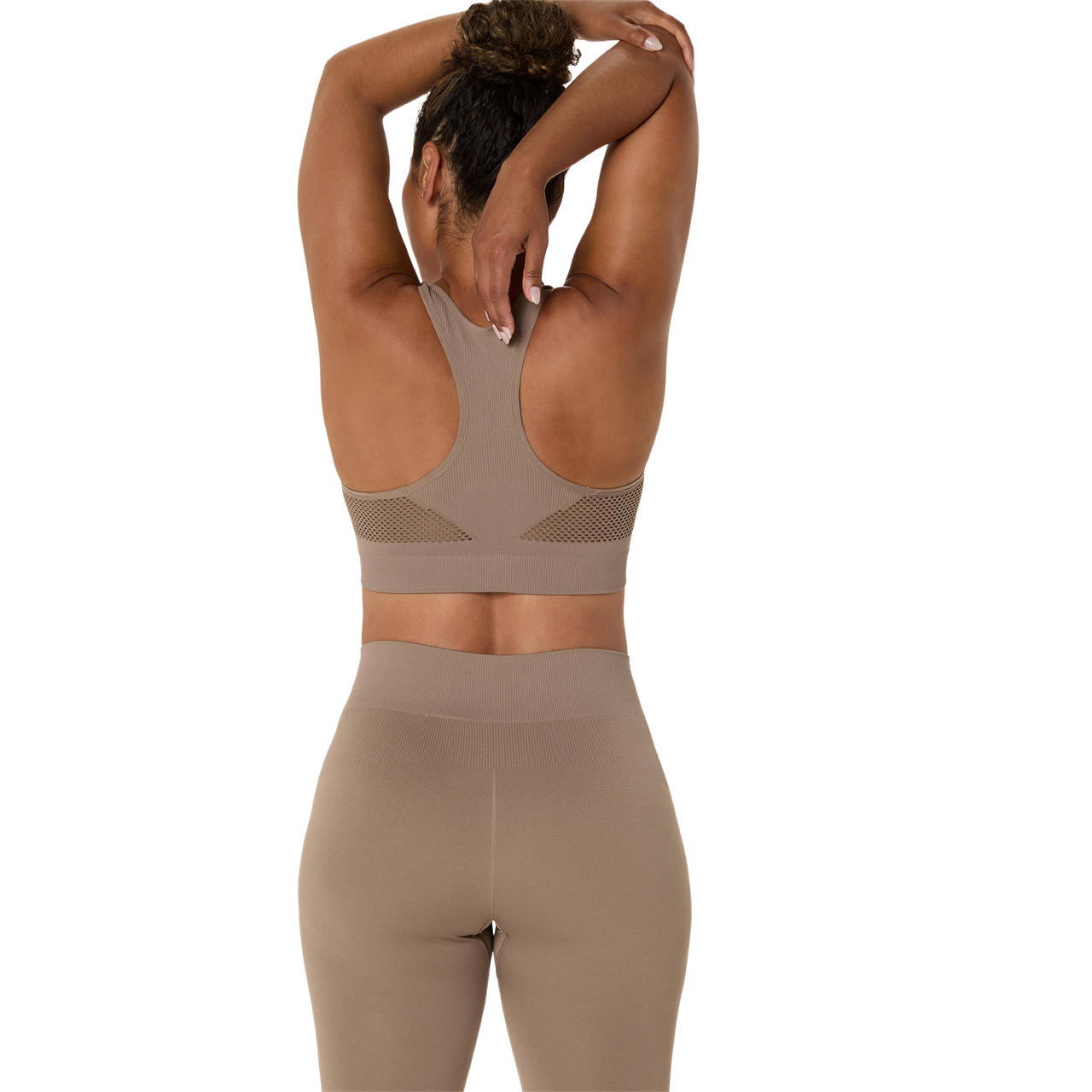 Imagen 2 del producto Peto ASICS Nagino Flex Seamless Bra - Femenino - Cafe