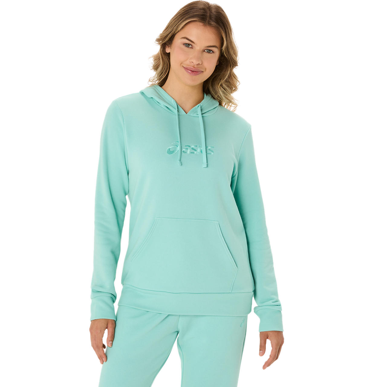 Imagen 1 del producto Polerón ASICS French Terry Pullover Hoodie - Femenino - Celeste