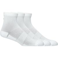 Calcetines ASICS Practice Quarter 3P - Unisex - Blanco