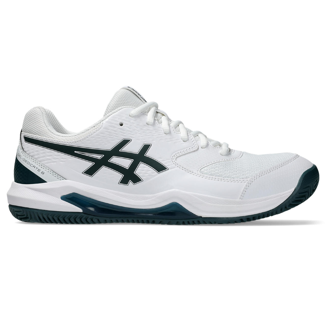 Zapatillas ASICS GEL-Dedicate 8 Clay - Masculino - Blanco