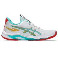 Zapatillas ASICS Netburner Ballistic FF 4 - Femenino - Blanco