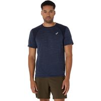 Polera ASICS Road SS Top Manga Corta - Masculino - Azul