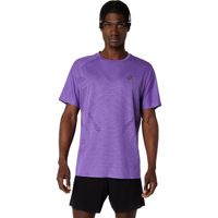 Polera ASICS Metarun SS Top Manga Corta - Masculino - Morado