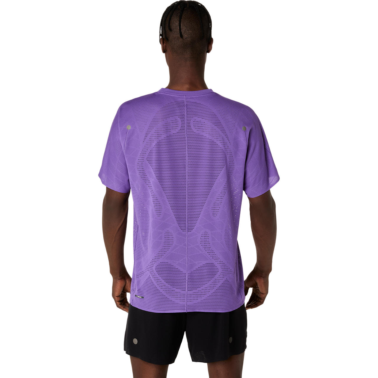 Imagen 2 del producto Polera ASICS Metarun SS Top Manga Corta - Masculino - Morado