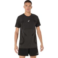Polera ASICS Road Seamless SS Top Manga Corta - Masculino - Negro