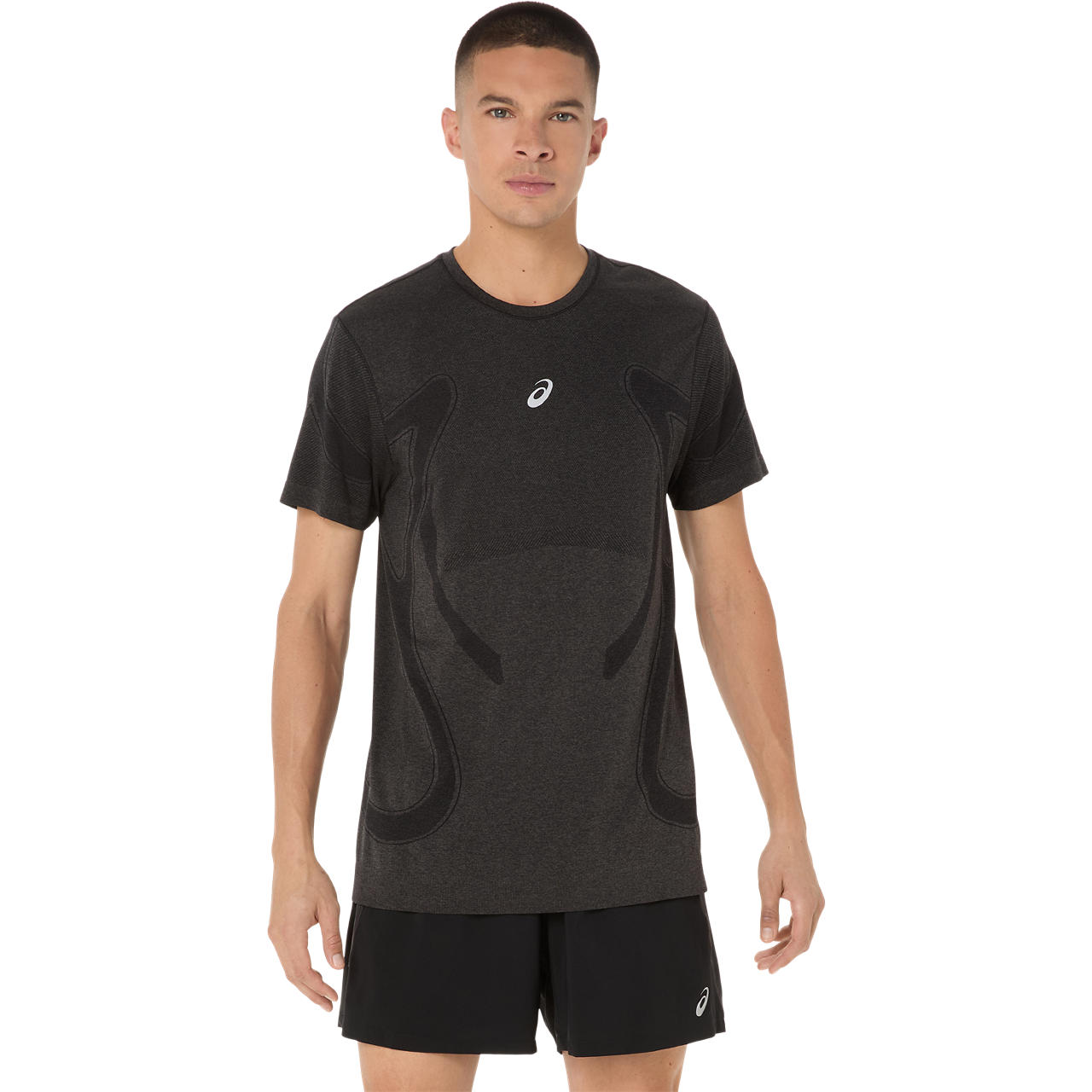 Imagen 1 del producto Polera ASICS Road Seamless SS Top Manga Corta - Masculino - Negro