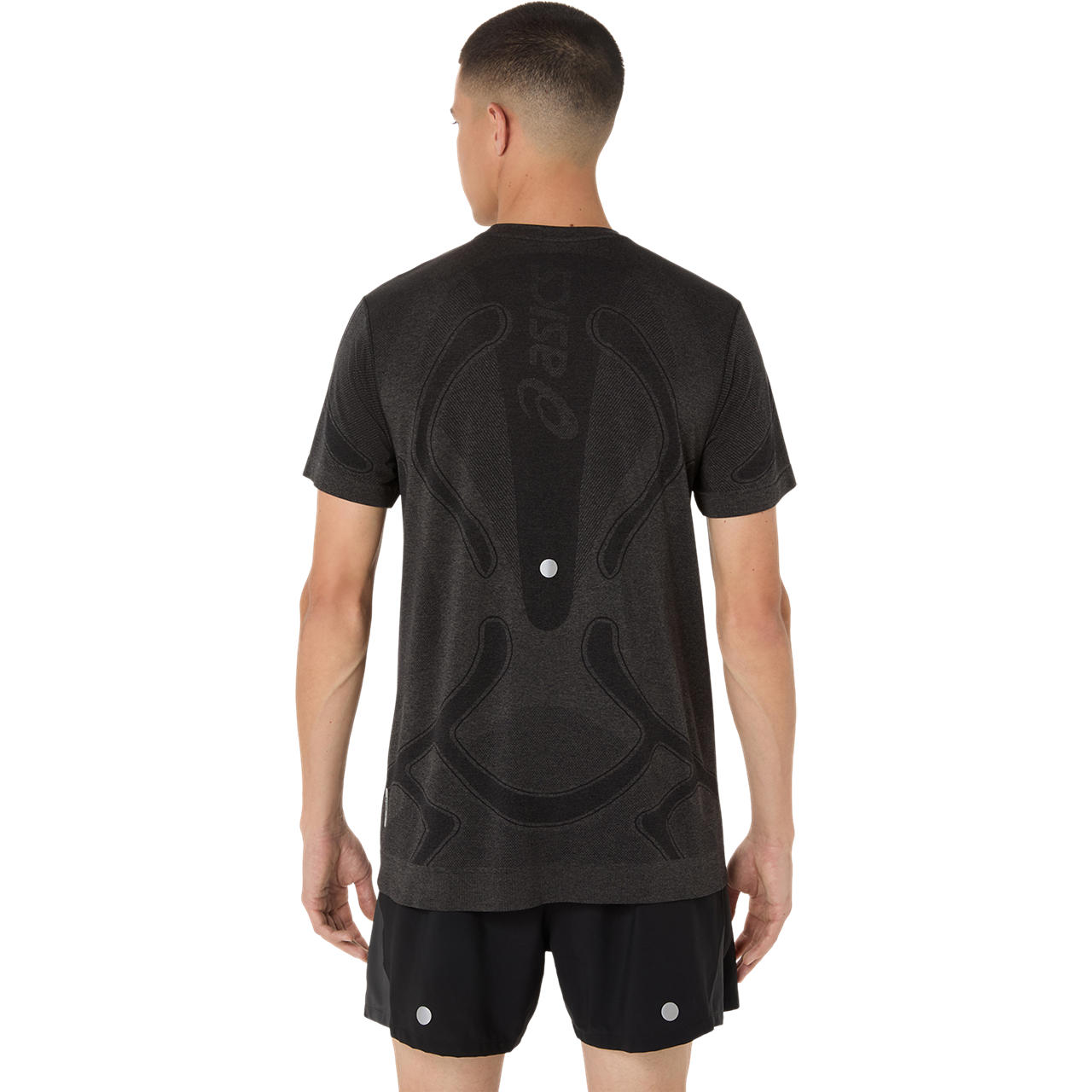 Imagen 2 del producto Polera ASICS Road Seamless SS Top Manga Corta - Masculino - Negro
