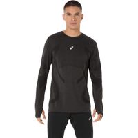 Polera ASICS Road Seamless LS Top Manga Larga - Masculino - Negro