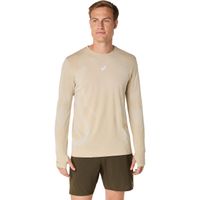 Polera ASICS Road Seamless LS Top Manga Larga - Masculino - Beige