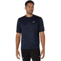Polera ASICS Road Seamless LS Top Manga Corta - Masculino - Azul