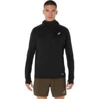 Polera ASICS Road Winter LS Hoodie Manga Larga - Masculino - Negro