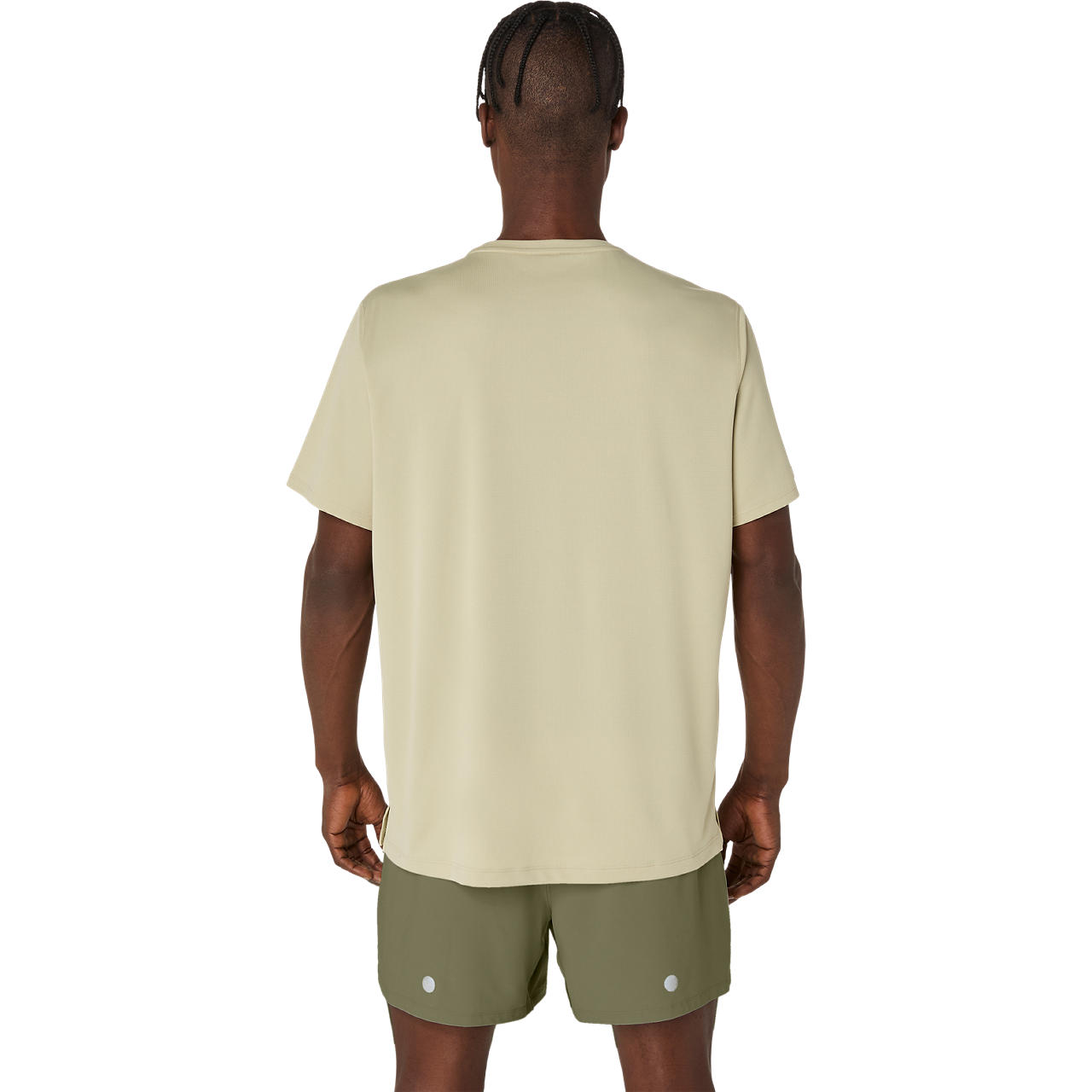 Imagen 2 del producto Polera ASICS Fujitrail Logo SS Top Manga Corta - Masculino - Beige